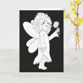 Sprookjesfiguur Kaart (Gele Bloem)