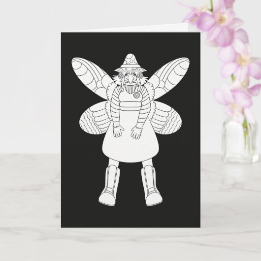 Sprookjesfiguur Kaart (Orchidee)