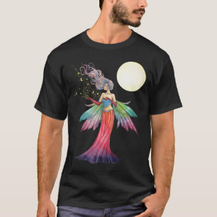 Sprookjesfiguur met sterren en maan T-shirt