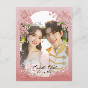 Sprookjesfoto bewaar de datum briefkaart