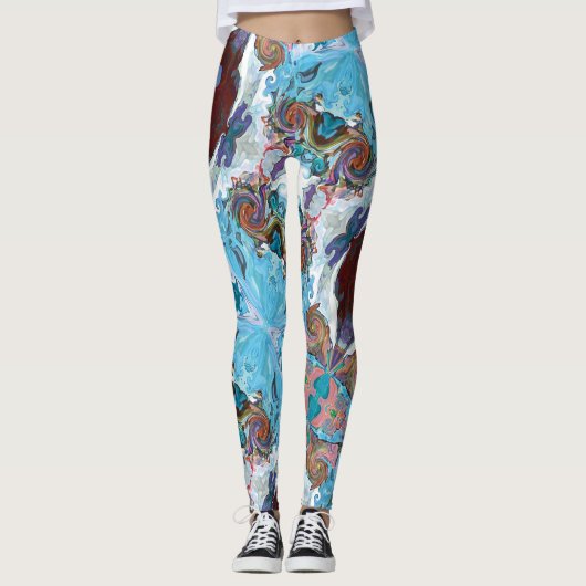 Sprookjesharten Frambozen Leggings (Voorkant)