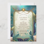 SPROOKJESHARTROUWINUITNODIGINGEN SPROOKJE ELFEN KAART (Voorkant)