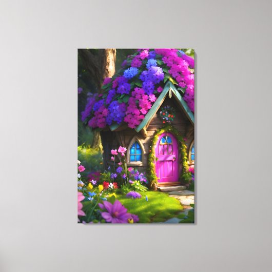 Sprookjeshuis Canvas Afdruk (Voorkant)
