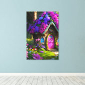 Sprookjeshuis Canvas Afdruk (Insitu (Houten vloer))