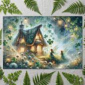 Sprookjeshuisje met lichtjes legpuzzel
