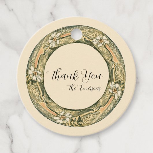  sprookjeshuwelijk bedankjes labels (Voorkant)