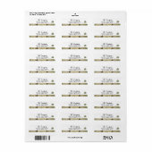  sprookjeshuwelijk etiket (Full Sheet)