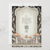 Sprookjeshuwelijk Feeërieke Paddenstoelen Bos Kaart (Achterkant)