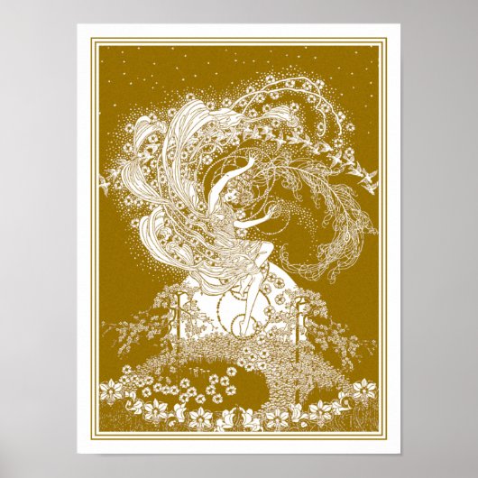 Sprookjesillustratie van Dorothy Lathrop Poster (Voorkant)