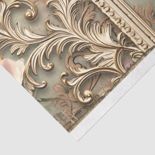 Sprookjesjurk, Shabby Chic, Portretkunst Tissuepapier (Detail)