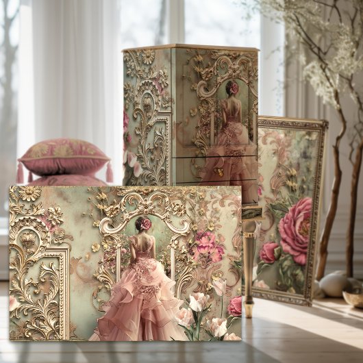 Sprookjesjurk, Shabby Chic, Portretkunst Tissuepapier