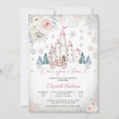 Sprookjeskasteel Baby Shower Uitnodiging (Voorkant)