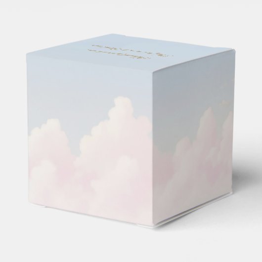 Sprookjeskasteel bruiloft bedankdoosjes (Achterkant)