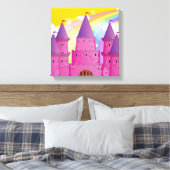 Sprookjeskasteel Canvas Afdruk (Insitu (Slaapkamer))