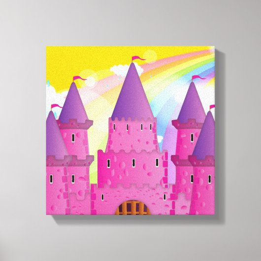 Sprookjeskasteel Canvas Afdruk (Voorkant)