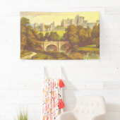 Sprookjeskasteel  illustratieachtergrond spandoek (Insitu)