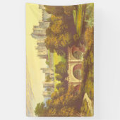 Sprookjeskasteel  illustratieachtergrond spandoek (Verticaal)