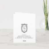 Sprookjeskasteel in de nevels Wenskaart Kaart (Achterkant)