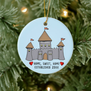 Sprookjeskasteel Keramisch Ornament