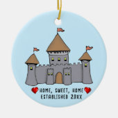 Sprookjeskasteel Keramisch Ornament (Voorkant)