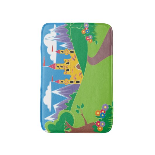 Sprookjeskasteel Kinder Badmat (Voorkant Verticaal)