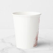 Sprookjeskasteel meisje roze verjaardagsfeestje papieren bekers (Rechts)