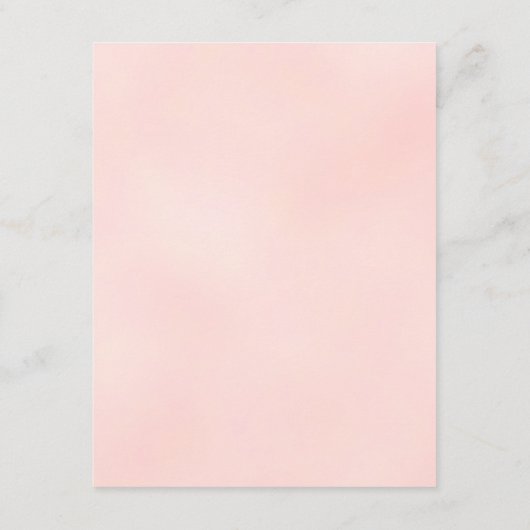 Sprookjeskasteel met roze feeërieke verhalen voor  informatiekaartje (Achterkant)