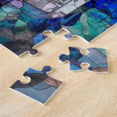 Sprookjeskasteel met vele torens legpuzzel (Zijkant)