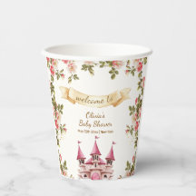 Sprookjeskasteel met wilde bloemen Baby Shower Wel