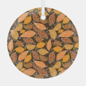 Sprookjeskasteel, modern olielandschap. glas ornament (Voorkant)