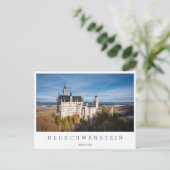 Sprookjeskasteel Neuschwanstein in Duitsland Briefkaart (Staand voorkant)