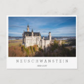 Sprookjeskasteel Neuschwanstein in Duitsland Briefkaart (Voorkant)