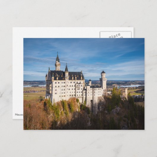Sprookjeskasteel Neuschwanstein in Duitsland Briefkaart (Voorkant / Achterkant)