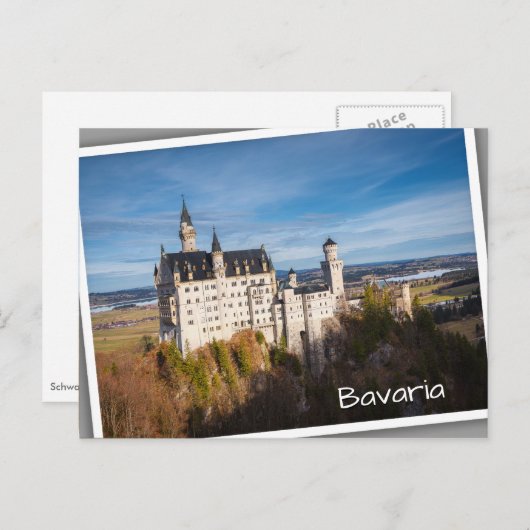 Sprookjeskasteel Neuschwanstein in Duitsland Briefkaart (Voorkant / Achterkant)