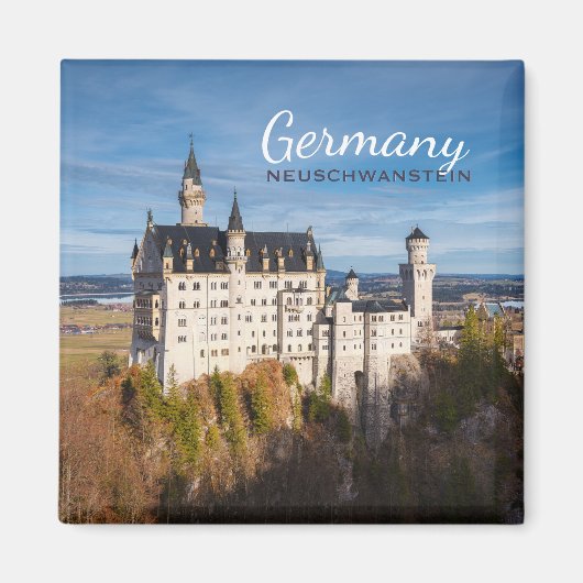 Sprookjeskasteel Neuschwanstein in Duitsland Magneet (Voorkant)