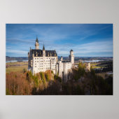 Sprookjeskasteel Neuschwanstein in Duitsland Poster (Voorkant)