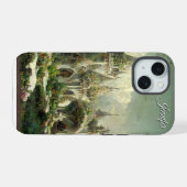 Sprookjeskasteel op maat iPhone 15 case (Achterkant horizontaal)