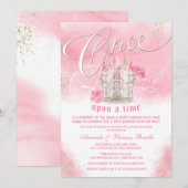 Sprookjeskasteel Princess Baby Shower Kaart (Voorkant / Achterkant)