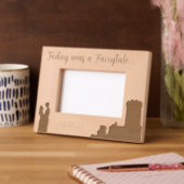 Sprookjeskasteel prinses bruiloft gegraveerde lijstjes (Links)