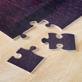 Sprookjeskasteel Puzzel met Roze Kersenbloesems (Zijkant)