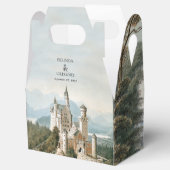  Sprookjeskasteel rustieke bos bruiloft Bedankdoosjes (Geopend)