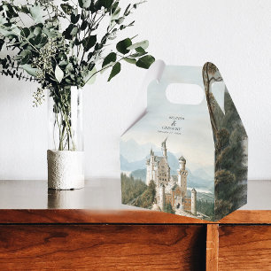 Sprookjeskasteel rustieke bos bruiloft Bedankdoosjes