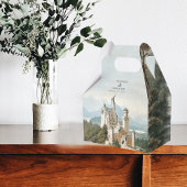  Sprookjeskasteel rustieke bos bruiloft Bedankdoosjes