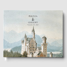  Sprookjeskasteel rustieke bos bruiloft Gastenboek