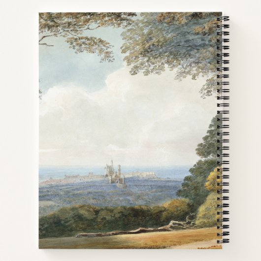  Sprookjeskasteel rustieke bos bruiloft Notitieboek (Achterkant)