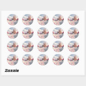 Sprookjeskasteel Sugar Land Ronde Sticker (Vel)