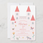 Sprookjeskasteel uitnodiging (Voorkant)