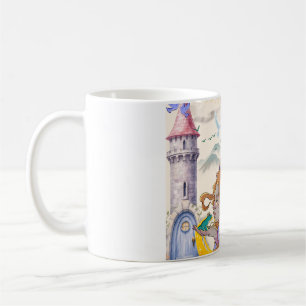Sprookjeskasteel van de feeënprinses keramische ko koffiemok