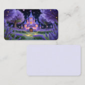Sprookjeskasteel van het verborgen Lavender Grove Visitekaartje (Voorkant / Achterkant)