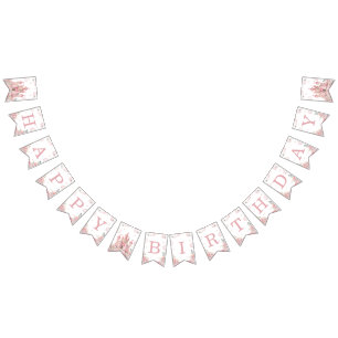 Sprookjeskasteel Verjaardagsbanner Wimpels Vlaggetjes